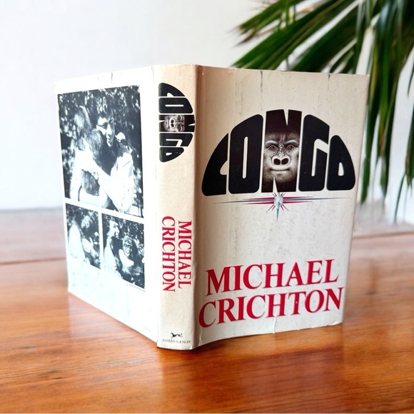 VINTAGE 1980 Congo by Michael Crichton - Book Club Edition - Picture 3 of 9